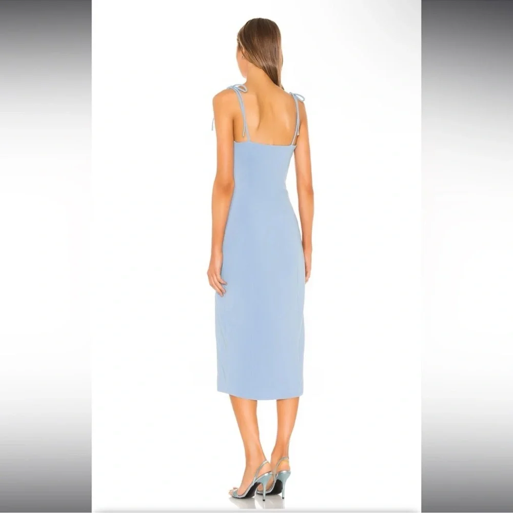 Camila Coelho Aaliyah Midi Dress in Periwinkle Blue XXS NWT - Picture 2 of 7